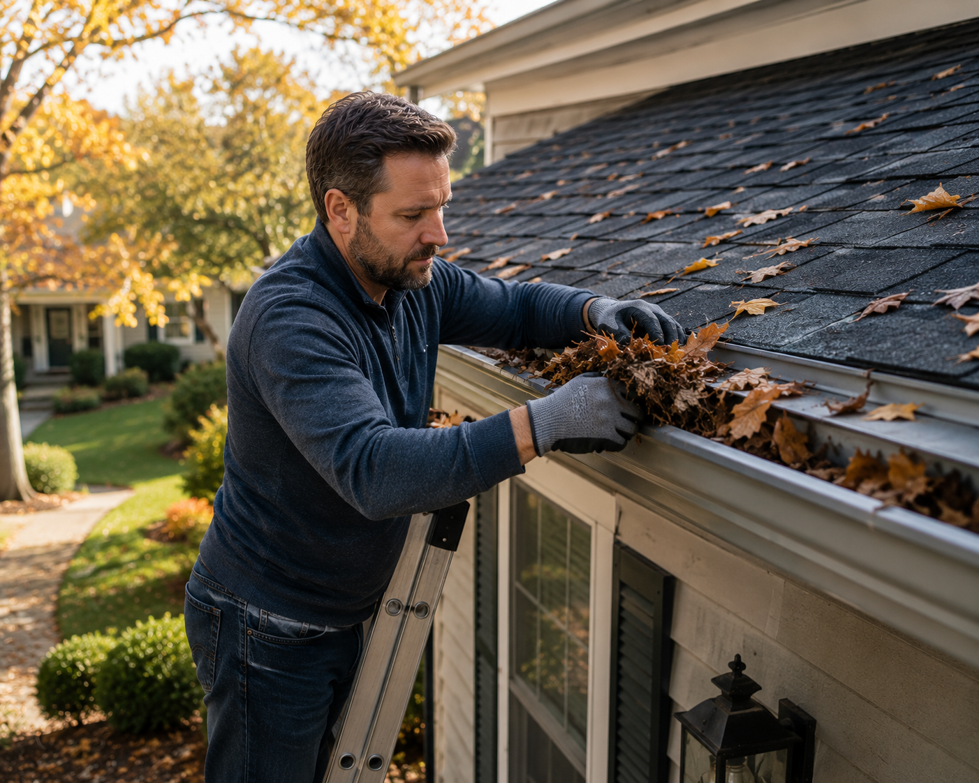 Home gutters and drainage system